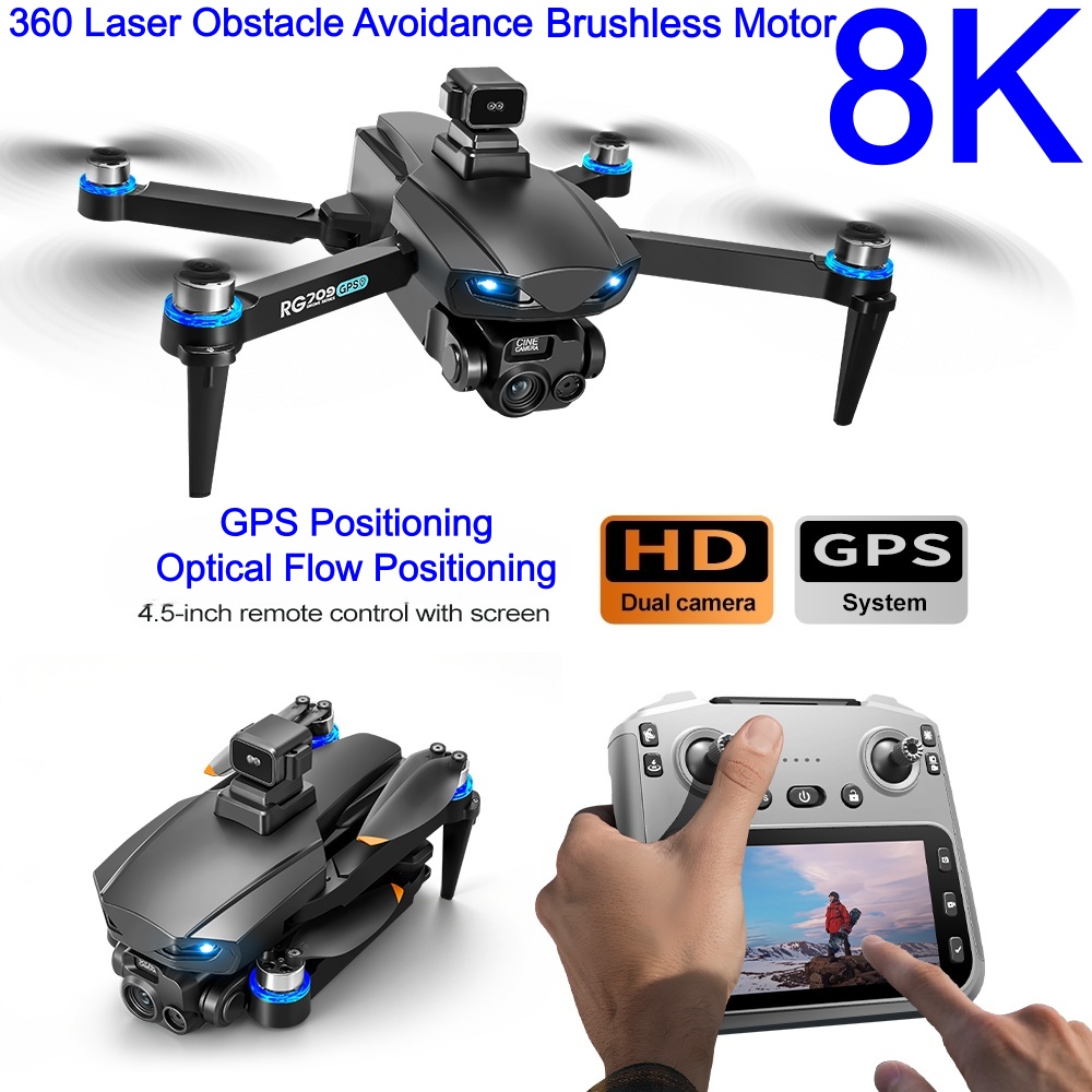 NEW 8K Drone With HD Camera La - Rc Helicopter Electric ulasan dan harga