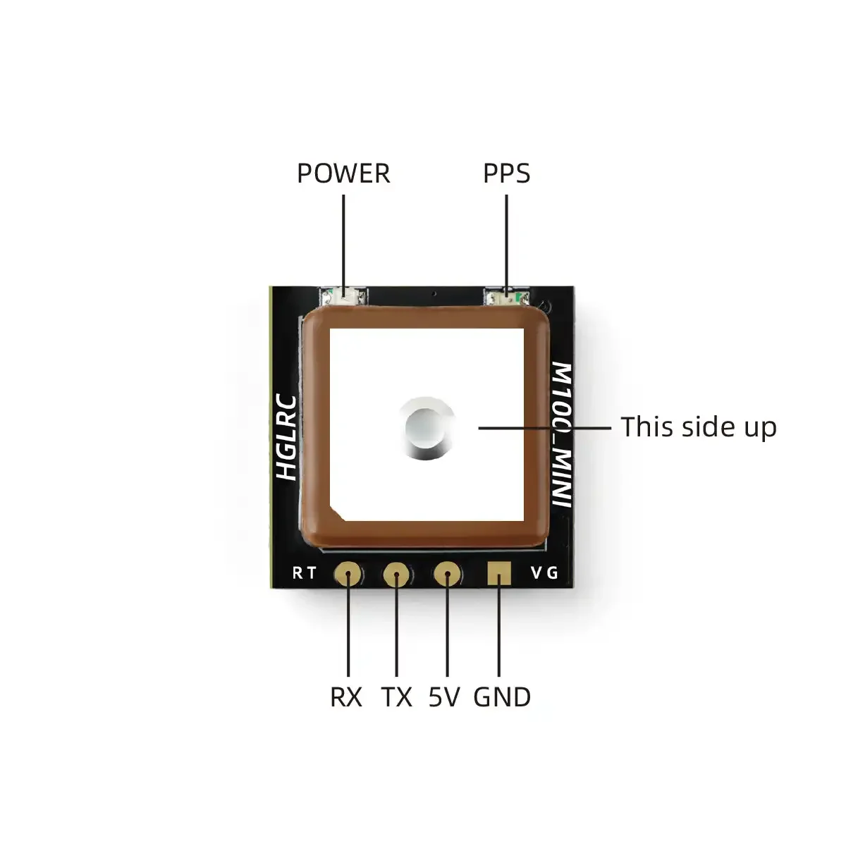 HGLRC M100 Mini GPS Module M10 - Rc Helicopter Mini ulasan dan harga