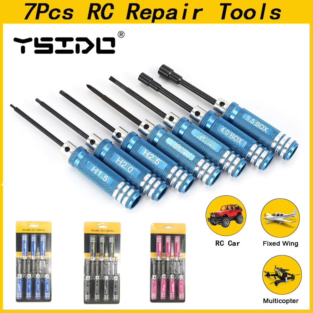 YSIDO 7Pcs 1.5 2.0 2.5mm Hex S - Rc Helicopter Tool Kit ulasan dan harga
