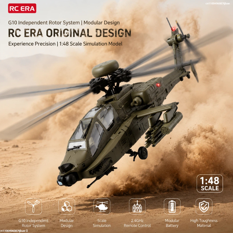 Rc Era Ah 64d Apache Helicopte - Rc Helicopter Single Rotor ulasan dan harga