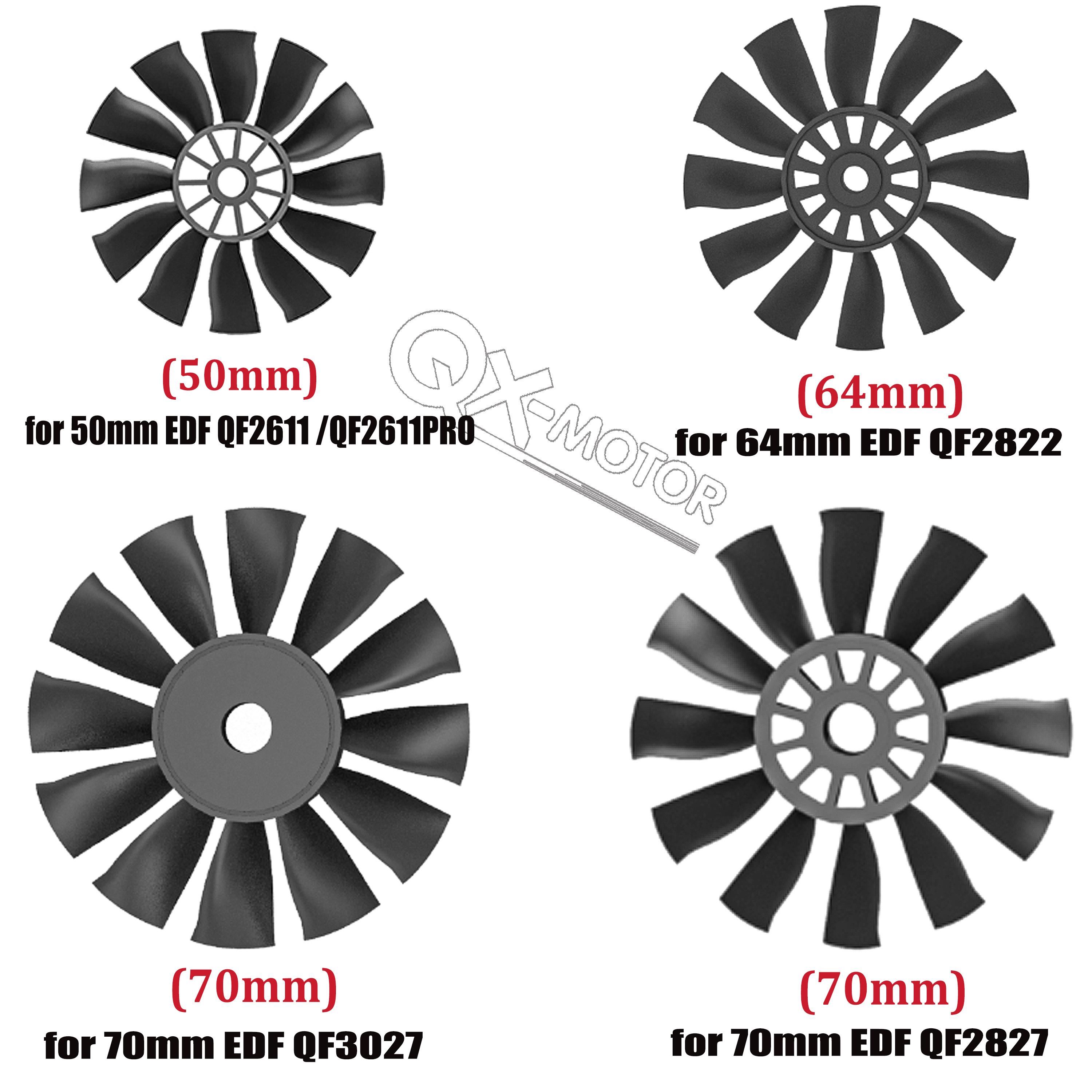 30MM /50MM /64MM /70MM Various - Rc Helicopter Blade ulasan dan harga