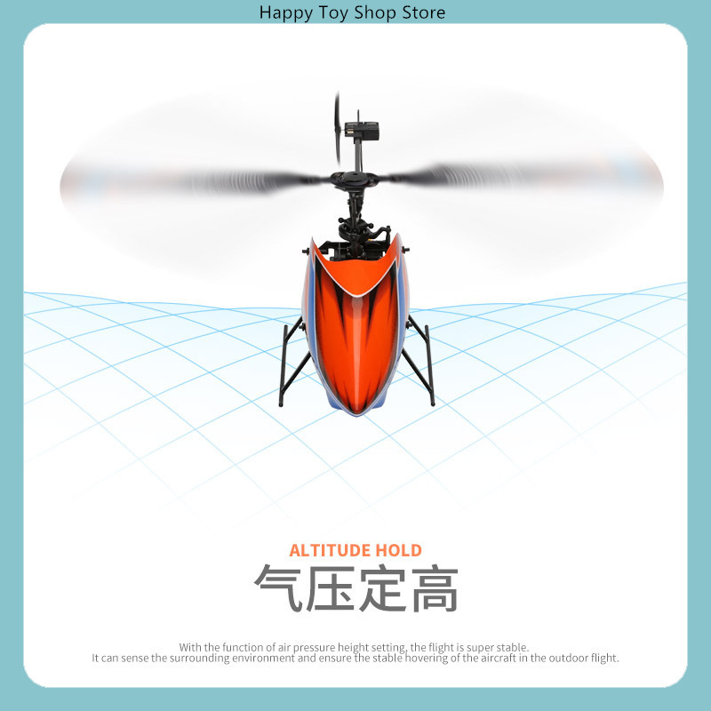 WLtoys XK K127 4CH Flybarless  - Rc Helicopter Single Rotor ulasan dan harga