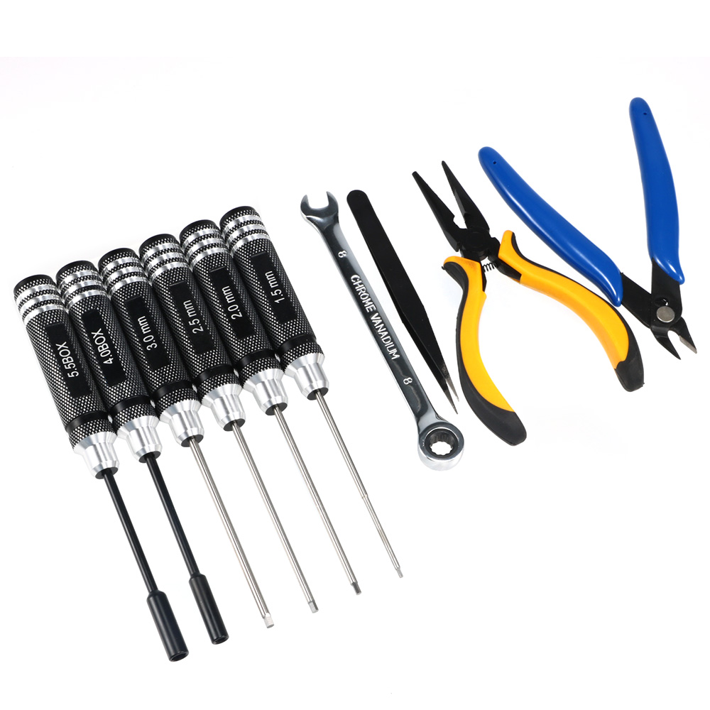 10PCS 10in1 FPV Drone RC Tool  - Rc Helicopter Tool Kit ulasan dan harga