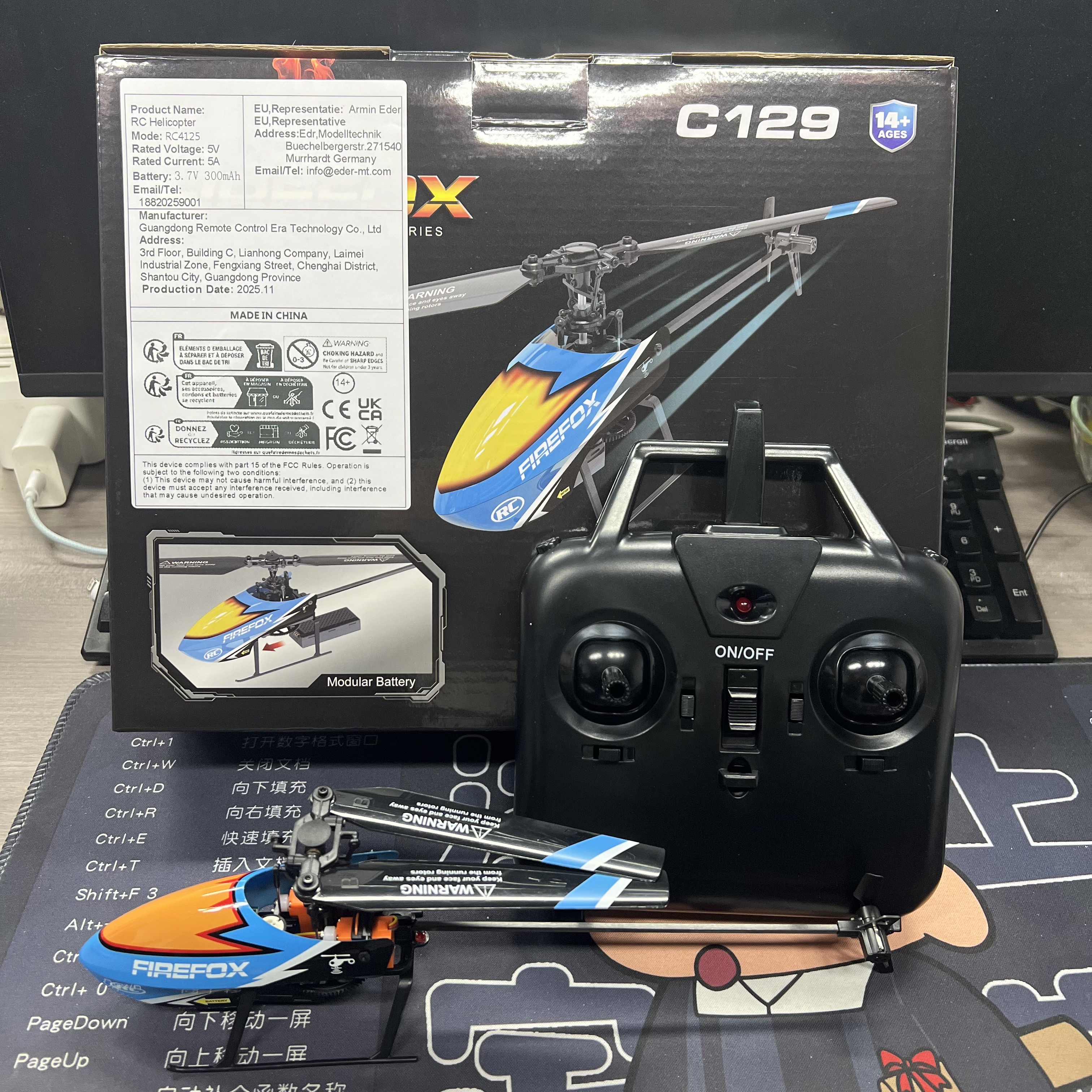 RC ERA C129 Helicopter 4 Chann - Rc Helicopter Single Rotor ulasan dan harga